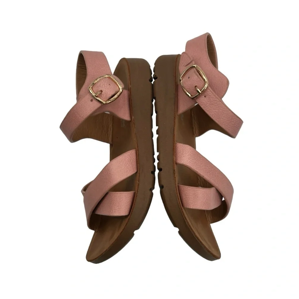 Link Comfort Pink Adjustable Strap Sandals Size 7 Toddler Girl’s